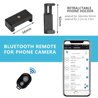 Statyw do telefonu lekki aparat statyw stojak z Bluetooth Selfie zdalny uchwyt telefonu fotografia wideo dla Xiaomi Huawei 6
